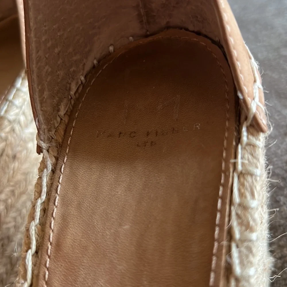 Marc fisher MLANNIE Ltd‎ leather mlannie pink buckle espadrilles Size 11
